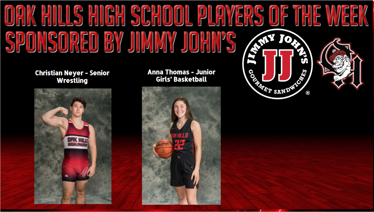 Jimmy John's OHHS Players of the Week